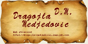 Dragojla Međedović vizit kartica
